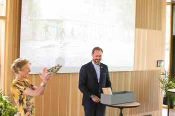 Crown Prince&amp;#160;Haakon formally declared the Climate House open.&amp;#160;