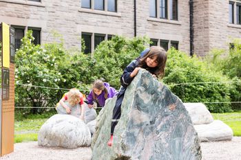 By allowing children to freely explore the stones, they will become curious about the nature around them.